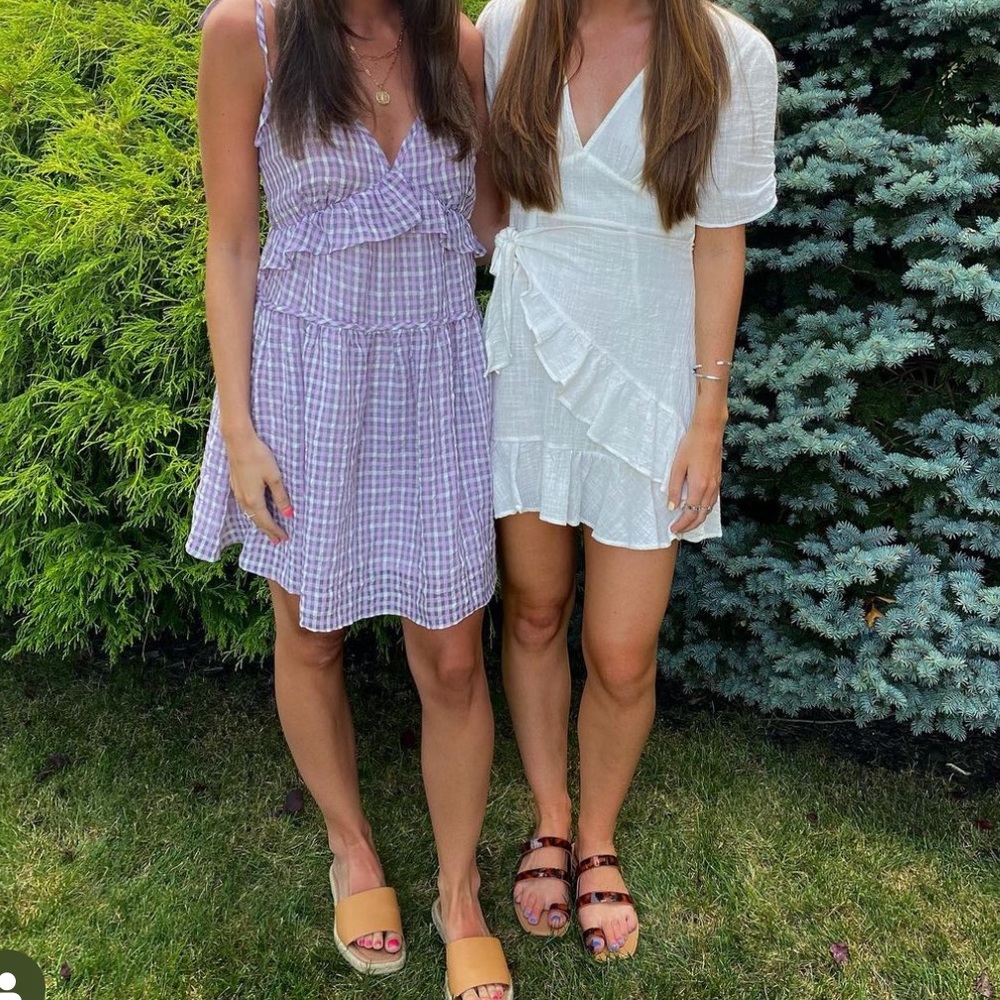 Purple Plaid Dress